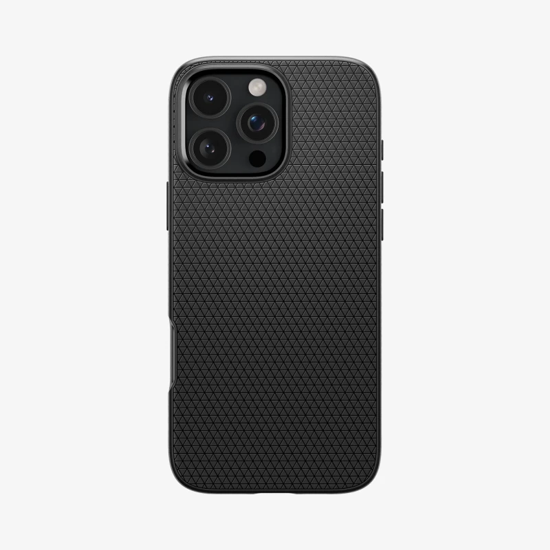 Image of Spigen Liquid Air mobile phone case 16cm (6.3") Cover Black