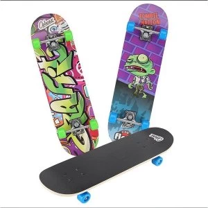 Image of Wooden 28" Skateboard