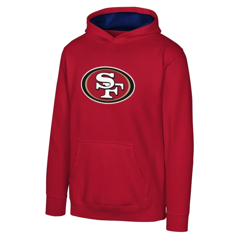 Image of NFL Kids Licensed Performance Hoodie San Frn 49ers male 9-10 (M)