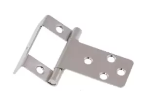 Image of Eclipse 14950 BZP 50mm Single Cranked Flush Hinge Bright Zinc Plate 20pk