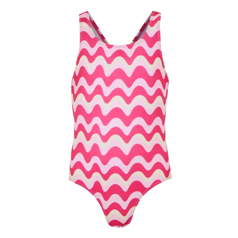 Image of One Piece swimsuit for girls Regatta Katrisse Rose Female 14 ans
