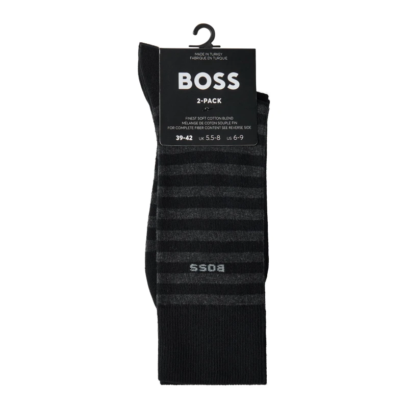 Image of Boss Boss 2p Rs Stripe Cc 10261055 01 - Black 39 - 42
