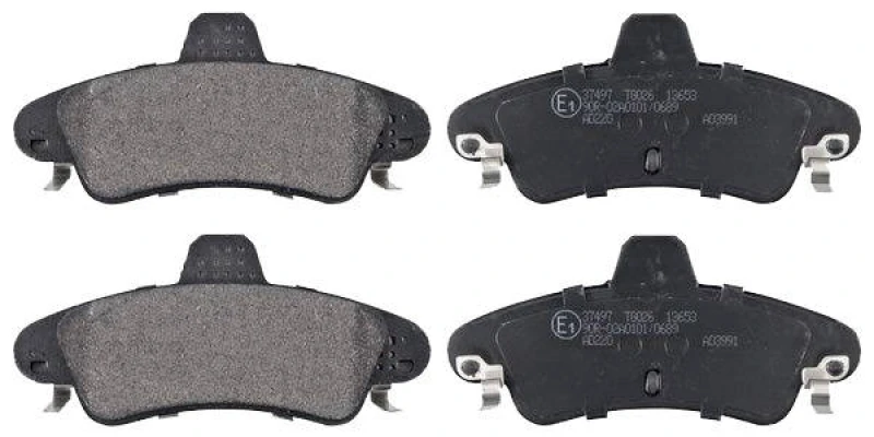 Image of A.B.S. 37497 Brake pad set without integrated wear sensor Brake Pad Set,disc brake (402)