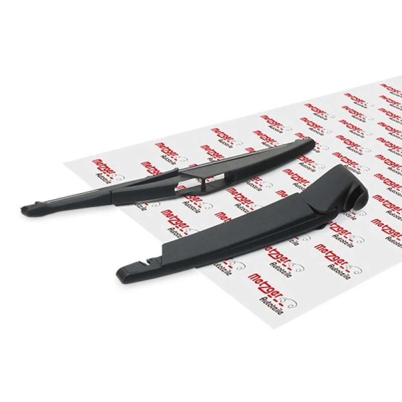 Image of METZGER 2190204 Wiper Arm for washer fluid jet, Rear, with cap Wiper Arm,windscreen washer (301)