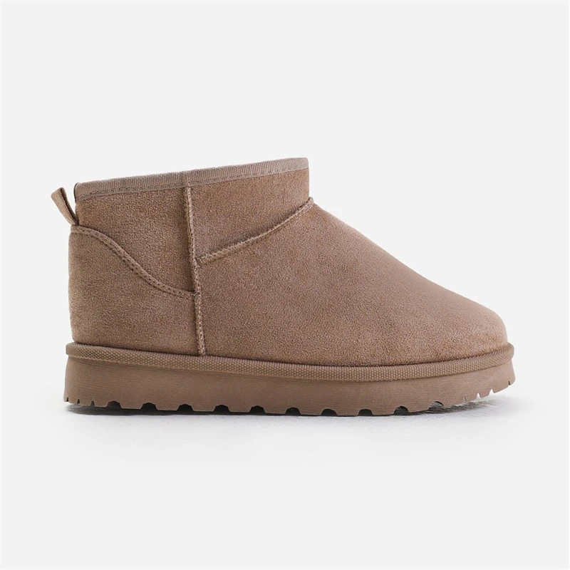 Image of Where's That From 'Pine' Faux Fur Lining Ankle Boots Camel