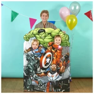 image of Avengers Assemble Child Size Stand In Cardboard Cut Out