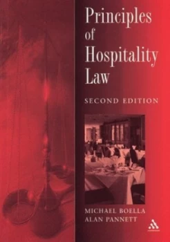 Image of Principles of Hospitality Law by Mike Boella Paperback