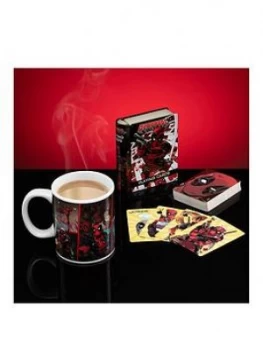 Image of Marvel Deadpool Heat Change Mug & Playing Cards
