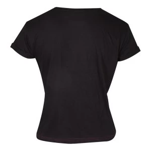 Image of Nintendo - Snes Logo Womens X-Large T-Shirt - Black