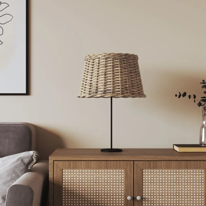 Image of VIDAXL Vidaxl - Lamp Shade Brown Ø45x28cm Wicker 8720845803674