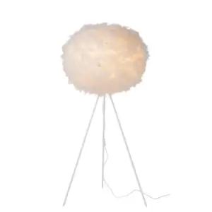 Image of Goosy Soft Modern Tripod Floor Lamp - Ø50cm - 1xE27 - White
