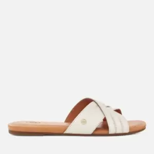 image of UGG Womens Kenleigh Leather Mules - UK 7