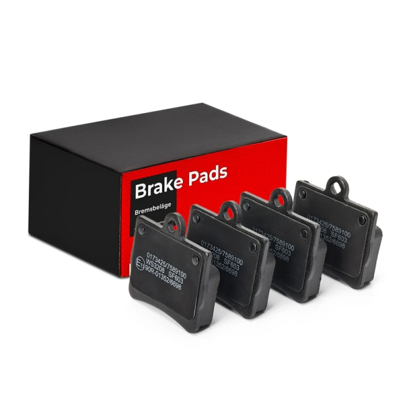 Image of STARK SKBP-0010433 Brake pad set Rear Axle, excl. wear warning contact Brake Pad Set,disc brake (402)
