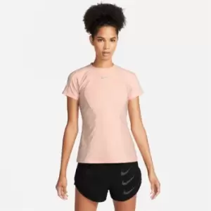 Image of Nike Run Division Dr-FIT ADV Womens Short-Sleeve Top - Orange