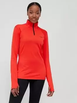 Image of Adidas Multi Half Zip Fleece - Red