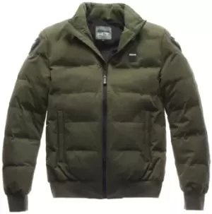 Image of Blauer College Motorcycle Textile Jacket, green, Size 2XL, green, Size 2XL