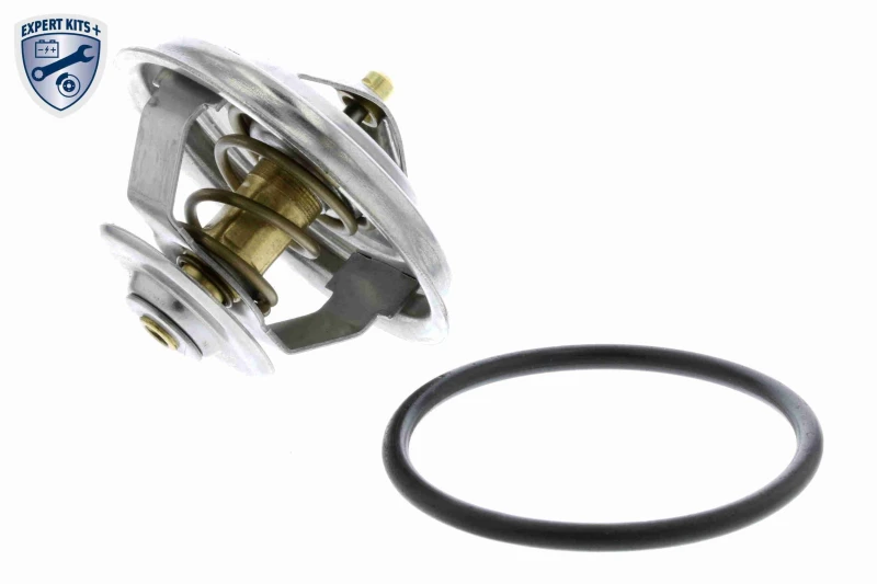 Image of VEMO V15-99-2058 Engine thermostat EXPERT KITS +, Opening Temperature: 87°C, with gasket/seal Thermostat,coolant (316)
