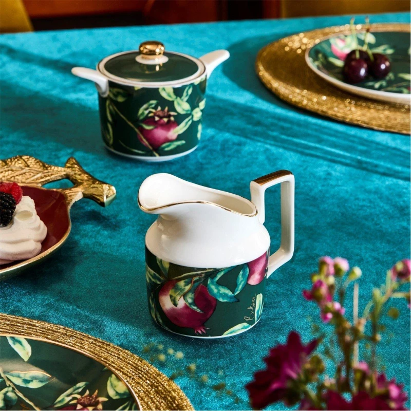 Image of Biba Biba Printed Sugar Pot & Creamer Jug - Multi Multi One Size