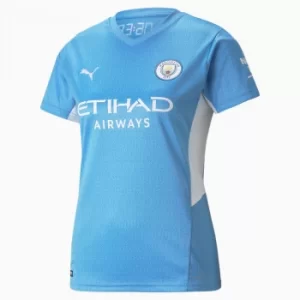 PUMA Man City Home Replica Womens Jersey, Light Blue/White, size X Large, Clothing