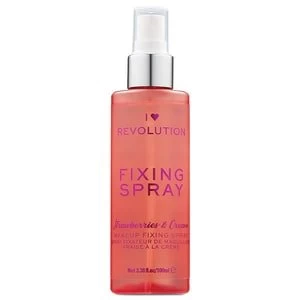 Image of I Heart Revolution Fixing Spray Strawberries & Cream, Strawberries & Cream