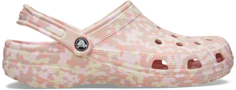 Image of Crocs Unisex Classic Confetti Clogs Pink Milk/Multi M10