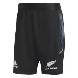 image of adidas New Zealand All Blacks Rugby Shorts 2022 2023 Mens - Black