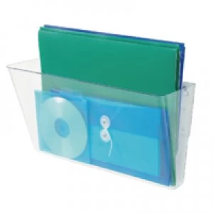Image of Deflecto Linking Wall File Pocket A4 Clear 73201