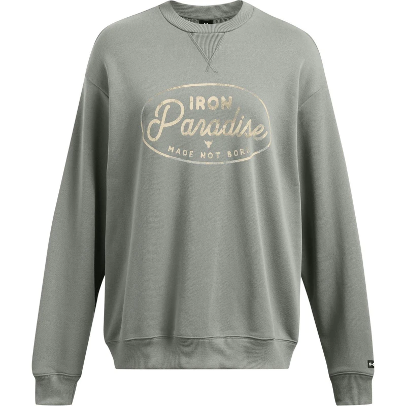 Image of Under Armour Womens Crew Sweatshirt Green female 8 (XS)