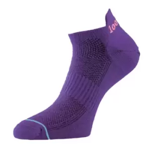 image of 1000 Mile Womens/Ladies Liner Socks (6 UK-8 UK) (Purple/Pink)