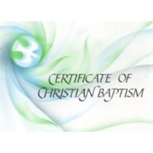 Image of Ecumenical Certificate of Baptism