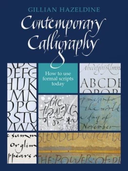 Image of Contemporary Calligraphy by Gillian Hazeldine Hardback