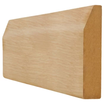 Image of LPD Unfinished Oak Chamfered Skirting - 3000mm x 95mm (119 inch x 4 inch)