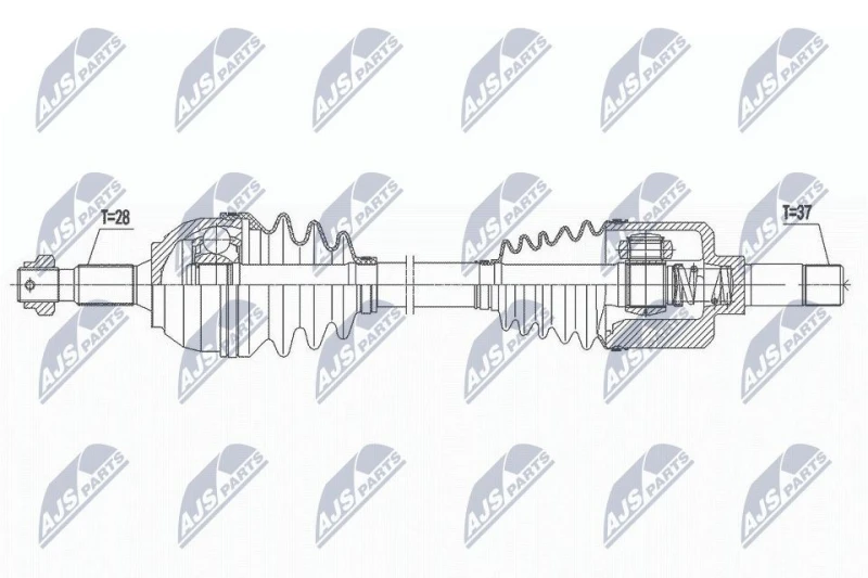 Image of NTY Drive shaft NTY NPW-PE-057