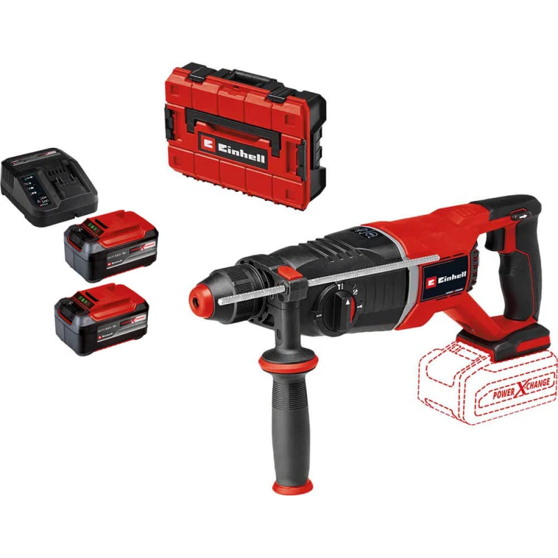 Image of Einhell Professional TP-HD 18/26 D Li BL 18v Cordless Brushless SDS Plus Drill TP-HD 18/26 D Li BL Batteries: 2 x 5.2ah Li-ion