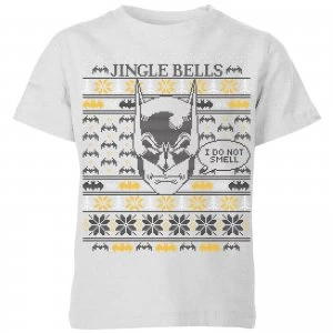 Image of DC Comics Batman I Do Not Smell Kids Christmas T-Shirt in Grey - 9-10 Years