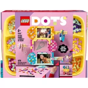 image of LEGO DOTS: Ice Cream Picture Frames & Bracelet Set (41956)