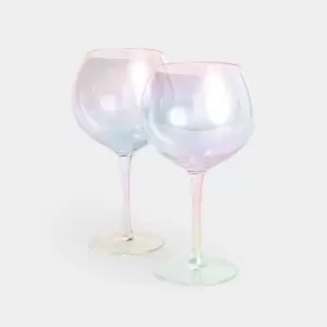 Image of Iridescent Gin Glasses