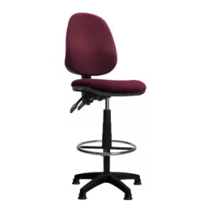 Image of Java - D High Back Draughtsman Chair - Red