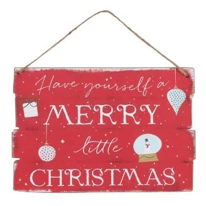 Image of Merry Little Christmas Wall Plaque