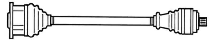 Image of JP GROUP 1143108070 Drive shaft JP Automatic Transmission, Front Axle Left Drive Shaft (13)