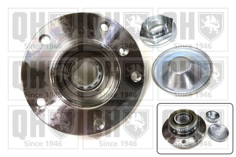 Image of QUINTON HAZELL Wheel bearing kit QUINTON HAZELL QWB1543