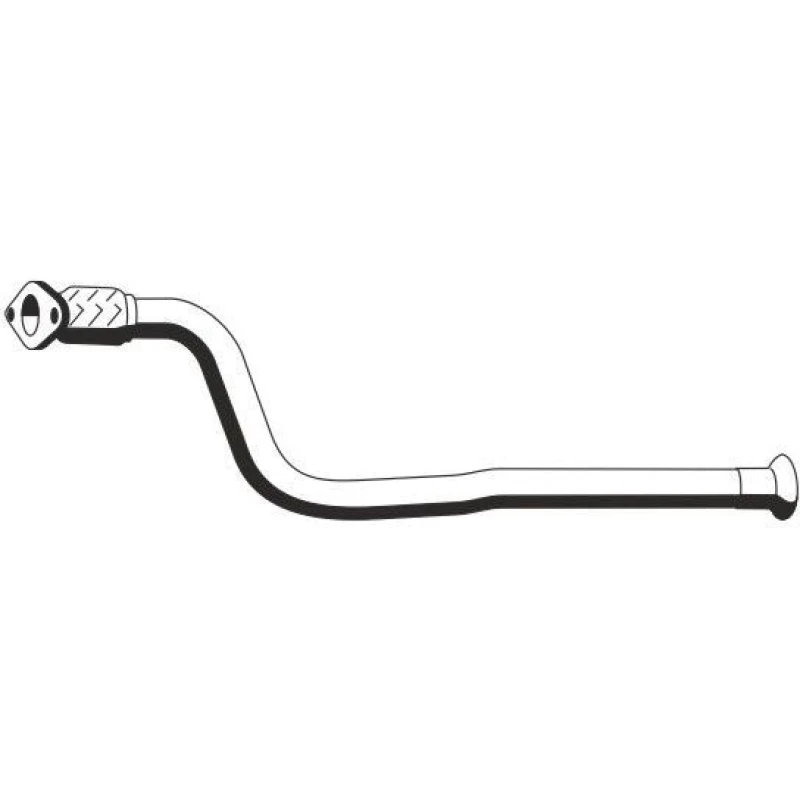 Image of ERNST 522540 Exhaust Pipe Front, Length: 670mm Exhaust Pipe (17)