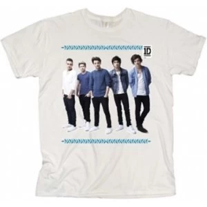 Image of One Direction College Wreath Skinny Ladies TS: Small