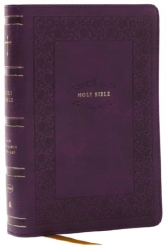 Image of NKJV Compact Paragraph-Style Bible w/ 43,000 Cross References, Purple Leathersoft, Red Letter, Comfort Print: Holy Bible, New King James Version : Hol