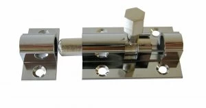 Image of Select Hardware Door Bolt Chrome 50mm 1 Pack