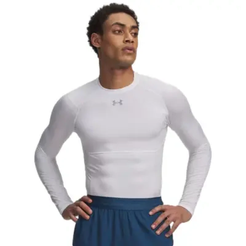 Image of Jersey Under Armour HeatGear Elite Blanc Male L