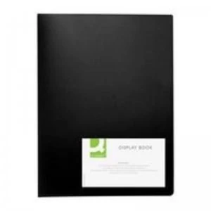 image of Q Connect Display Book 40pocket Black