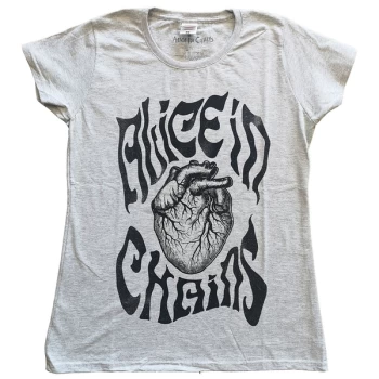 Image of Alice In Chains - Transplant Womens Large T-Shirt - grey