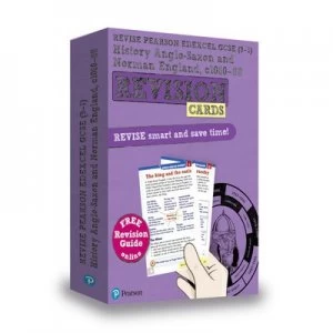 Image of Revise Edexcel GCSE 9-1 History Anglo-Saxon and Norman England Revision Cards by