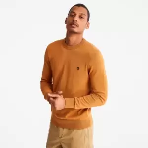 Image of Timberland Williams River Crewneck Jumper For Men In Orange Orange, Size XL